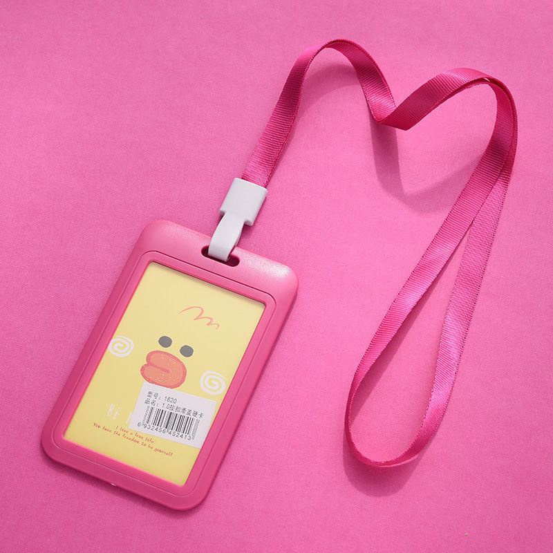 بطاقة هوية مجموعة مع الحبل انزلاق غطاء شفاف بطاقة حافلة مجموعة بطاقة الطالب بطاقة التحكم في الوصول العلامة التجارية العلامة التجارية بطاقة مجموعة بالجملة