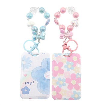 مجموعة بطاقات هوية على شكل زهرة عالية الجمال لرياض الأطفال وحافلة النقل والتحكم في الوصول إلى مترو الأنفاق وبطاقة تعليق على الصدر وسلسلة مفاتيح