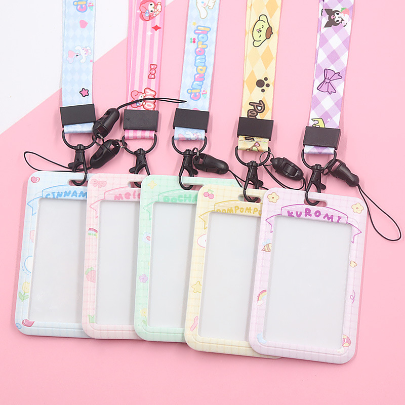 لطيف الكرتون بطاقة الطالب مجموعة سانريو سلسلة الحرم الجامعي بطاقة كارمن بطاقة النقل العام مجموعة عمل بطاقة مجموعة الحبل