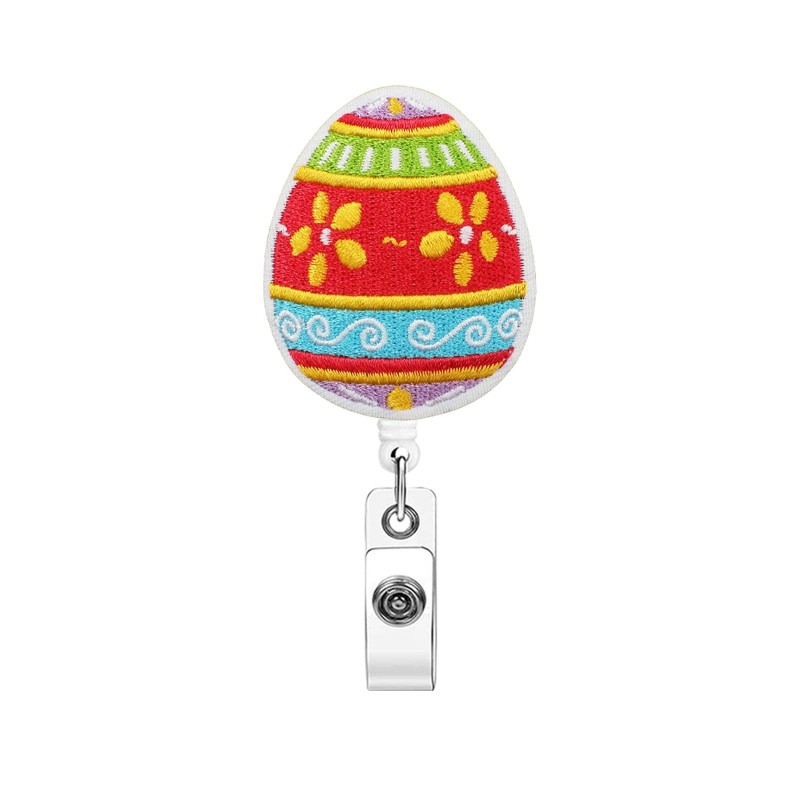 عيد الفصح بيضة من السهل سحب شارة بكرة التمساح كليب من السهل سحب مشبك الرعاية الصحية هدية
