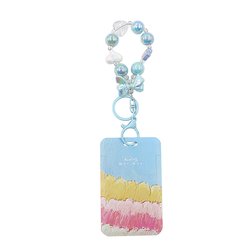 اللوحة النفط المناظر الطبيعية بطاقة مجموعة بطاقة وجبة طالب بطاقة حافلة المدرسة بطاقة المدرسة بطاقة حماية الصدر مجموعة بطاقة المرور مع الحبل