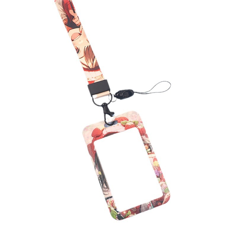 الحرم الجامعي بطاقة الطالب مجموعة مع حبل نمط الكرتون حافلة بطاقة التحكم في الوصول بطاقة ، بطاقة وجبة بطاقة الهوية مجموعة الجملة شنقا