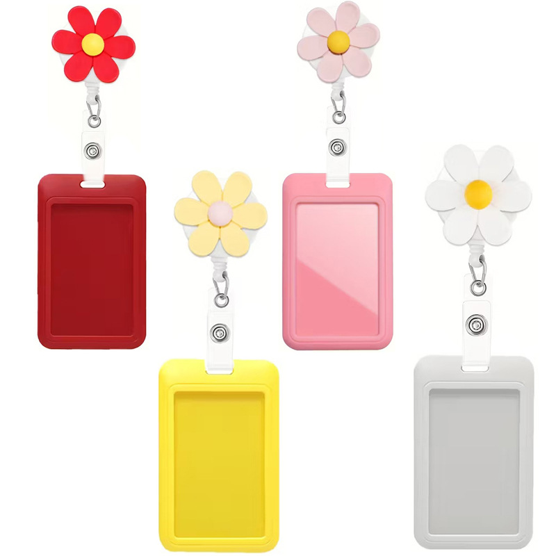 قابل للسحب عبر الحدود زهرة من السهل سحب مشبك كم من السهل سحب الطبيب ممرضة مكتب قابل للسحب شارة بكرة بطاقة