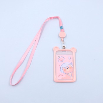 جديد ميكي ماوس سيليكون بطاقة متداخلة مع الحبل الحرم الجامعي بطاقة الطالب بطاقة حافلة بطاقة التحكم في الوصول بطاقة هوية مجموعة