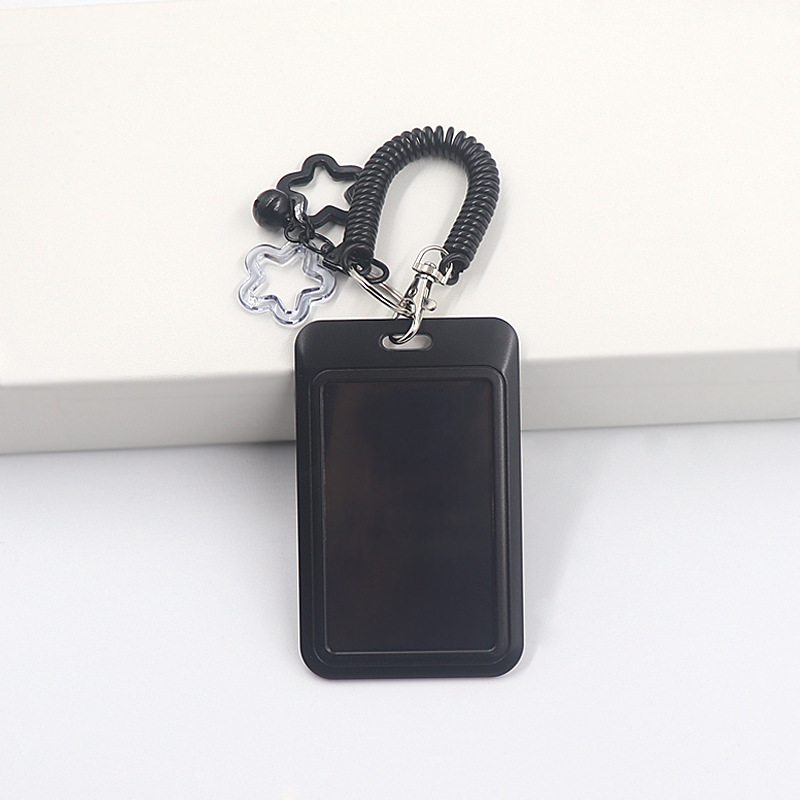 هان مروحة شينغ شينغ بطاقة مجموعة مفتاح سلسلة انزلاق غطاء حافلة بطاقة الحرم الجامعي بطاقة التحكم في الوصول بطاقة صغيرة تعمل بطاقة حبل الربيع