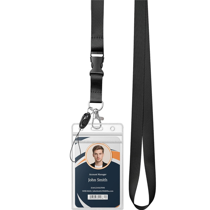 حار بيع عبر الحدود شارة قابل للسحب بكرة عالية مرنة بطاقة عمل بطاقة عمل قابلة للفك الحبل الهاتف المحمول بطاقة الهوية قفل الأكمام