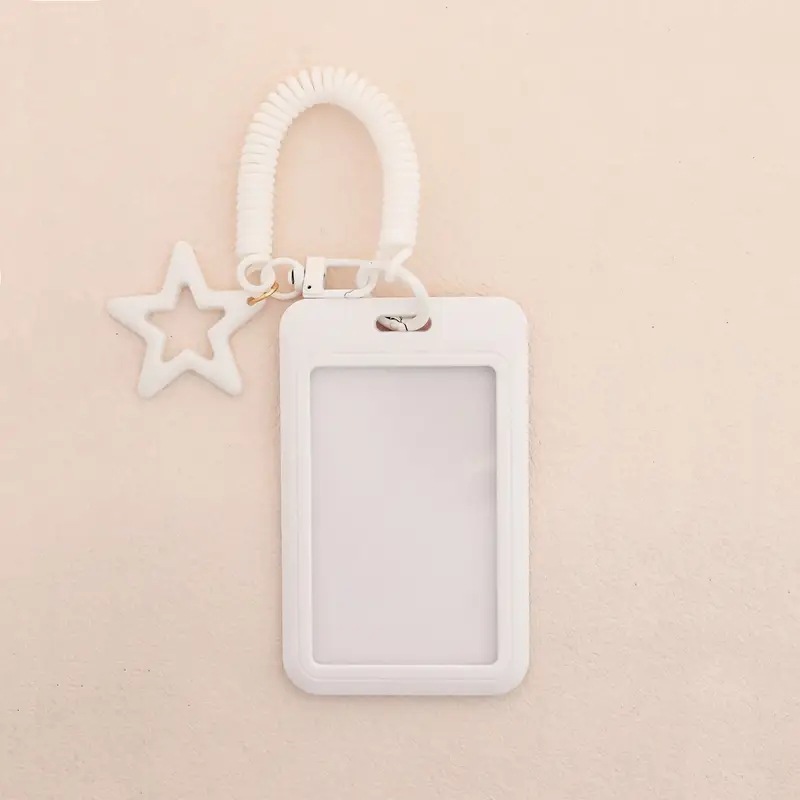 الحد الأدنى من لون الطالب بطاقة المدرسة مجموعة واقية من فقدان ثلاثة بوصة عرض حقيبة صغيرة قلادة بطاقة الهوية مجموعة