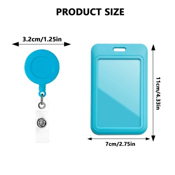 عبر الحدود ماركارون لون قابل للسحب من السهل سحب بطاقة الهوية بطاقة هدية المعلم ممرضة مجموعة بطاقة العمل
