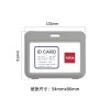 البلاستيك غطاء بطاقة مخصصة مزدوجة من جانب بطاقة شفافة قلادة الحبل غطاء بطاقة الهوية