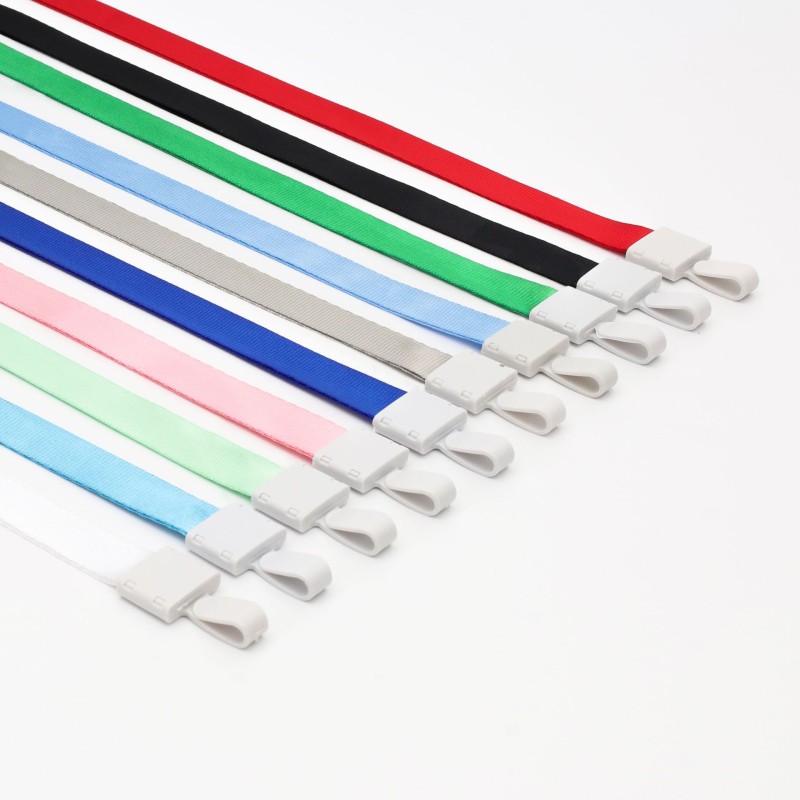 البلاستيك غطاء بطاقة مخصصة مزدوجة من جانب بطاقة شفافة قلادة الحبل غطاء بطاقة الهوية