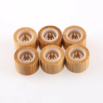 مشبك حزام المعصم نمط خشب الخيزران