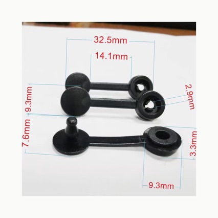 مشبك مسنن للاستخدام مرة واحدة، مشبك بيضاوي مانع للانزلاق، مشبك تعديل لحزام المعصم، مشبك التعرف، مشبك مسنن بلاستيكي 1000 قطعة