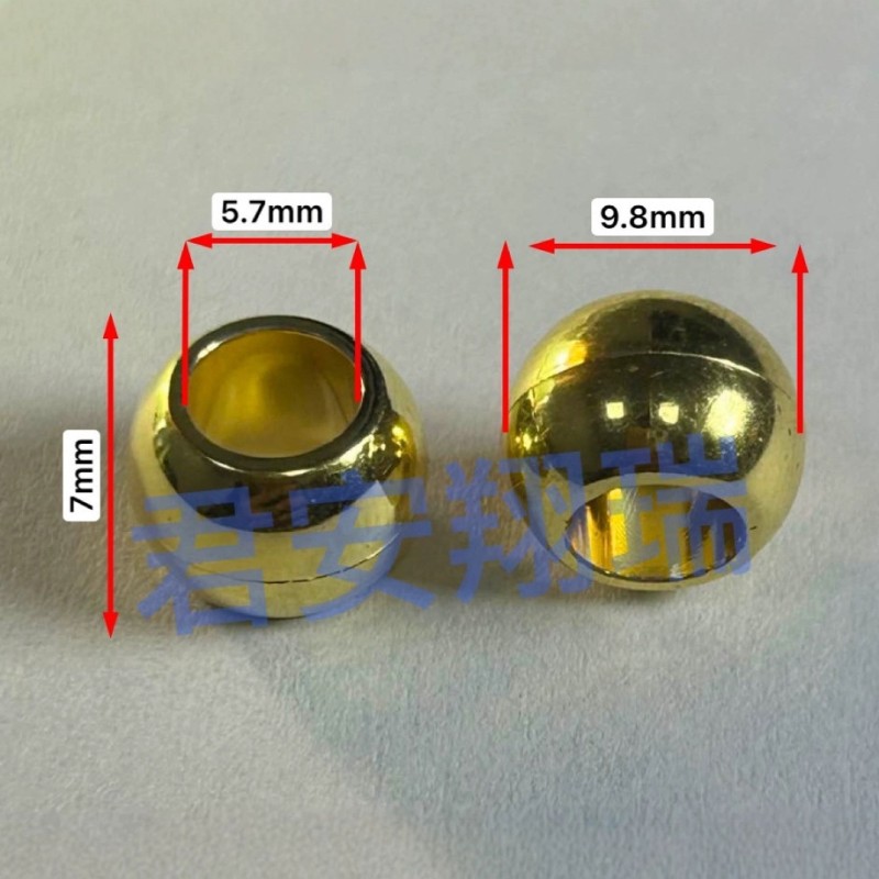 مشبك حزام المعصم الثابتة باللون المعدني الذهبي 1000 قطعة
