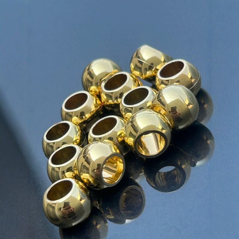 مشبك حزام المعصم الثابتة باللون المعدني الذهبي 1000 قطعة