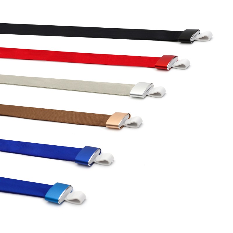 البلاستيك غطاء بطاقة مخصصة مزدوجة من جانب بطاقة شفافة قلادة الحبل غطاء بطاقة الهوية