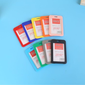 حاملة بطاقة مزدوجة الجانب شفافة من البروبلين