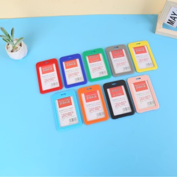 حاملة بطاقة مزدوجة الجانب شفافة من البروبلين