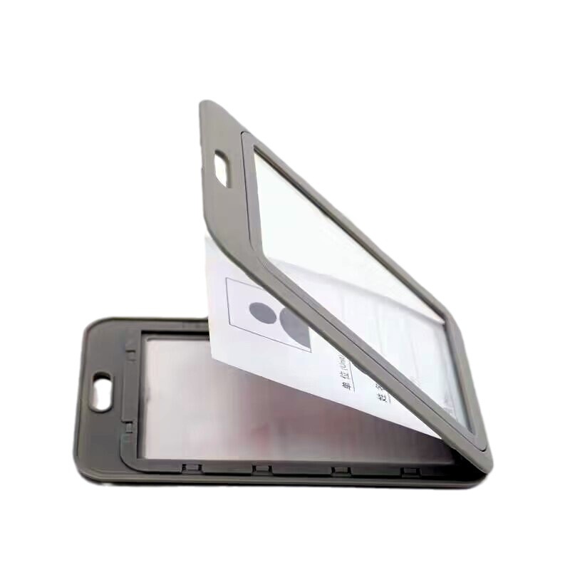 حاملة بطاقة مزدوجة الجانب شفافة من البروبلين