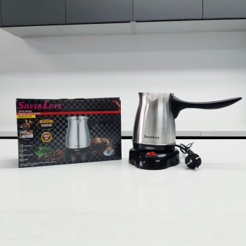 الفولاذ المقاوم للصدأ وعاء قهوة الكهربائية المنزلية التركية الصغيرة ناحية صانع القهوة