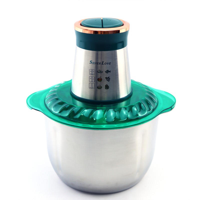 تصدير الأوروبية 2L آلة الطبخ المنزلي 1500W متعددة الوظائف الكهربائية الفولاذ المقاوم للصدأ المطابخ اللحوم المفرمة