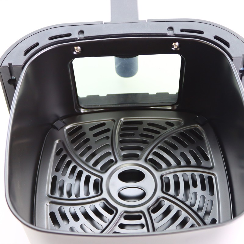 تصدير 2000W عالية الطاقة الهواء المقلاة 8L قدرة كبيرة متعددة الوظائف المنزلية الذكية مقلاة كهربائية مرئية