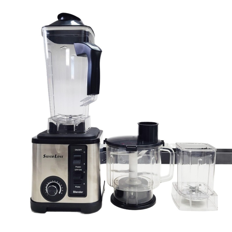 عبر الحدود 3L6INBLENDER متعددة الوظائف الفولاذ المقاوم للصدأ عالية الطاقة خلاط كسر الجدار المفرمة اللحوم سحق الجليد عصارة