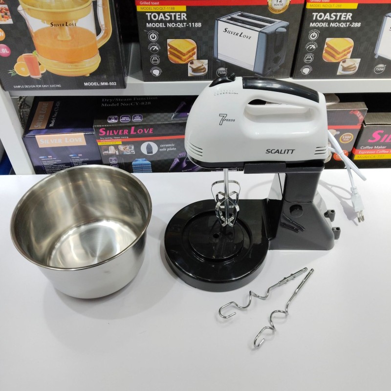 تصدير الكهربائية المنزلية الجدول البيض الخافق مع الفولاذ المقاوم للصدأ دلو كريم الخبز كعكة العجين آلة