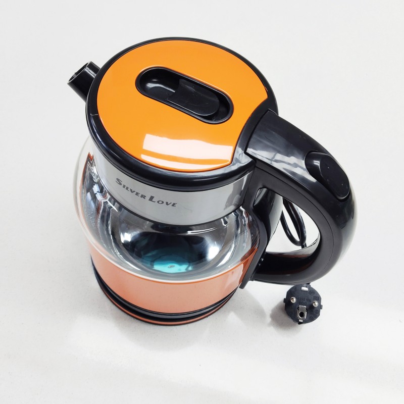 غلاية كهربائية عالية زجاج البورسليكات 1.8