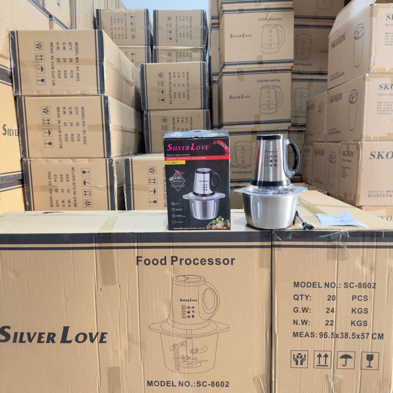 الفولاذ المقاوم للصدأ اللحوم المفرمة متعددة الوظائف آلة الغذاء فرامل الخضار اللحوم المفرمة عالية الطاقة آلة الضرب