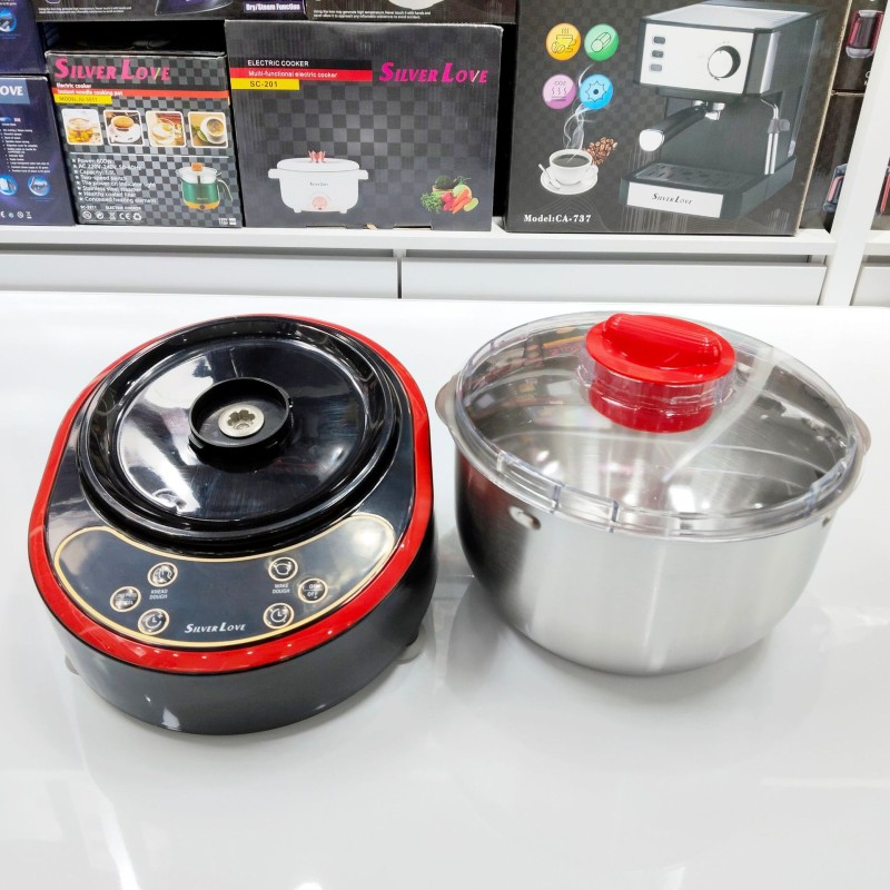 ذكي كامل تلقائي آلة العجن العجين متعددة الوظائف مربع اللون الإنجليزي