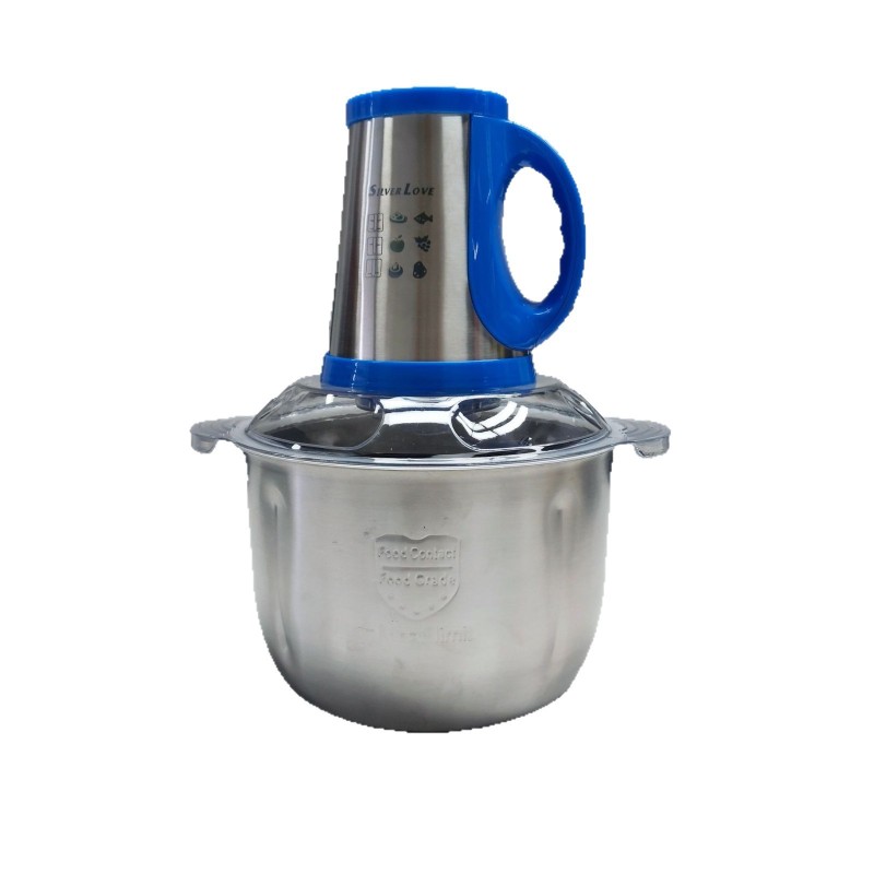 تصدير الفولاذ المقاوم للصدأ المفرمة اللحوم المنزلية 5.0L متعددة الوظائف آلة الطبخ 1500W عالية الطاقة 5430 موتور