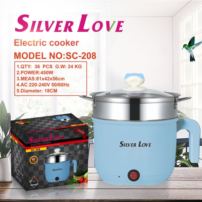 التجارة الخارجية تصدير متعددة الوظائف الكهربائية وعاء يغلي مصغرة مقبض واحد الأجهزة المنزلية الصغيرة مطبخ مزدوج الصف العلوي والسفلي تبخير غير عصا وعاء يغلي