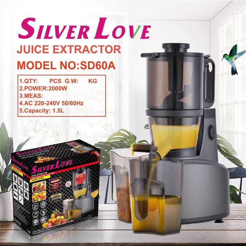 التجارة الخارجية وتصدير عصير آلة 2025 كبيرة قطرها عصارة المنزلية الجديدة انخفاض juicer التلقائي بالكامل فصل