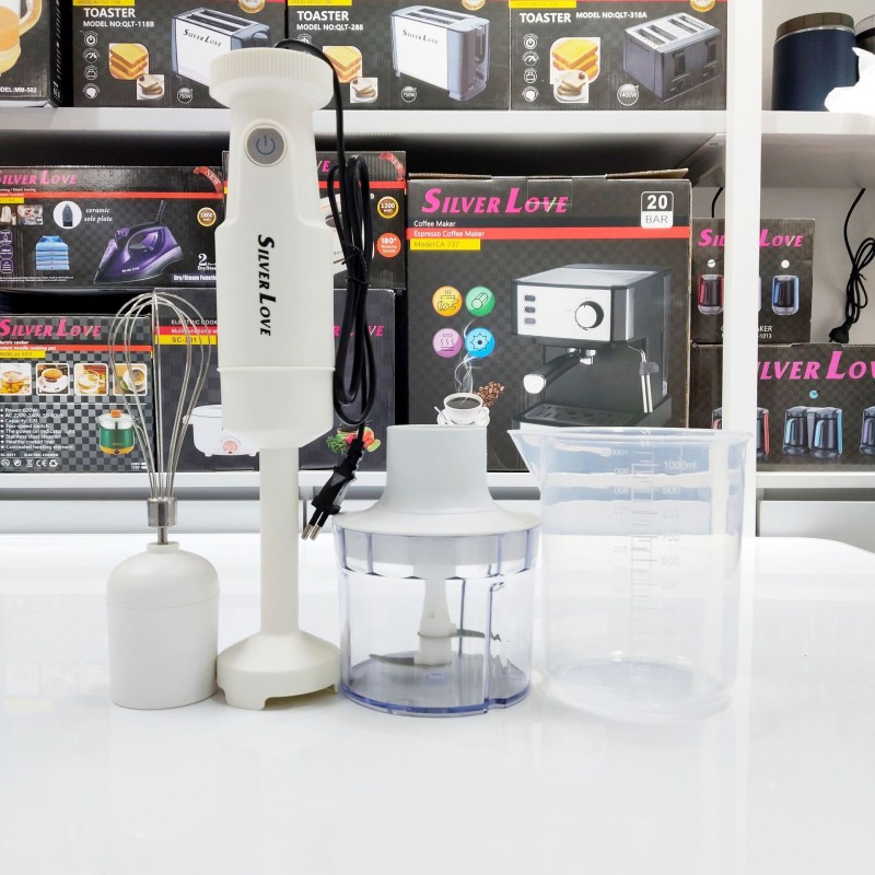 4in1 كوكي ستيك عبر الحدود أربعة في واحد متعدد الوظائف باليد خلاط البيض مفرمة اللحم مع التحريك عصا