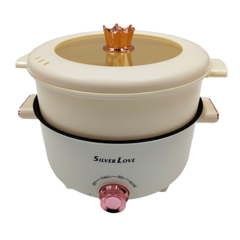 التجارة الخارجية تصدير متعددة الوظائف الكهربائية وعاء يغلي مصغرة مقبض واحد الأجهزة المنزلية الصغيرة مطبخ مزدوج الصف العلوي والسفلي تبخير غير عصا وعاء يغلي