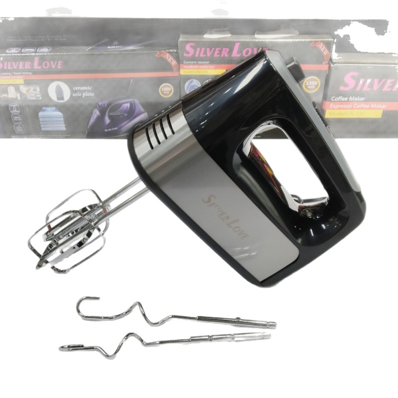 تصدير الأزياء الإبداعية المحمولة الكهربائية خلاط البيض - النمط الأوروبي لون مربع الفولاذ المقاوم للصدأ خلاط