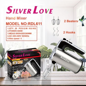 عبر الحدود الكهربائية الفولاذ المقاوم للصدأ خلاط خلاط العجين الشيف كريم خلاط البيض الكهربائية