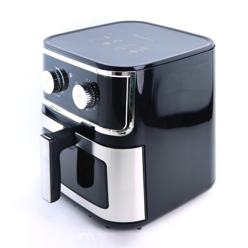 الهواء المقلاة 8L المطبخ الكهربائية عبر الحدود الجوية فراير الفولاذ المقاوم للصدأ