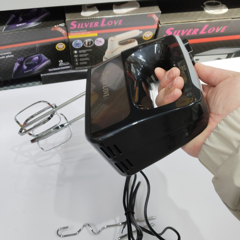 تصدير الأزياء الإبداعية المحمولة الكهربائية خلاط البيض - النمط الأوروبي لون مربع الفولاذ المقاوم للصدأ خلاط