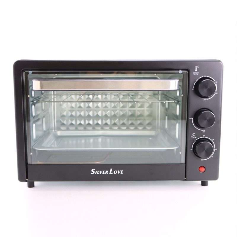 التجارة الخارجية تصدير 28L قدرة كبيرة 1100W عالية الطاقة متعددة الوظائف الكهربائية المنزلية فرن تعيين توقيت الخبز المزدوج
