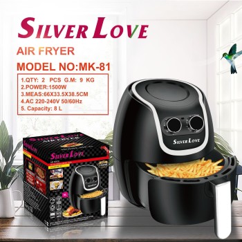 عبر الحدود 8L الهواء فراير فرايد مقلاة كهربائية متعددة الوظائف