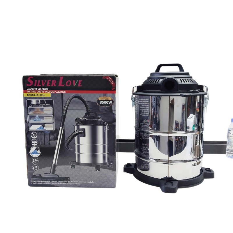 عبر الحدود نوع جديد من مكنسة كهربائية متعددة الأغراض الفولاذ المقاوم للصدأ آلة شفط المياه الصناعية المنزلية شفط كبيرة مكنسة كهربائية