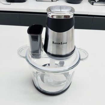 تصدير اللحوم الكهربائية المنزلية مفرمة الزجاج 3.0L قدرة كبيرة خلاط وعاء من الزجاج آلة الطبخ