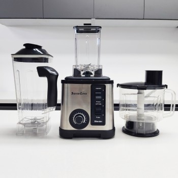 عبر الحدود 3L6INBLENDER متعددة الوظائف الفولاذ المقاوم للصدأ عالية الطاقة خلاط كسر الجدار المفرمة اللحوم سحق الجليد عصارة