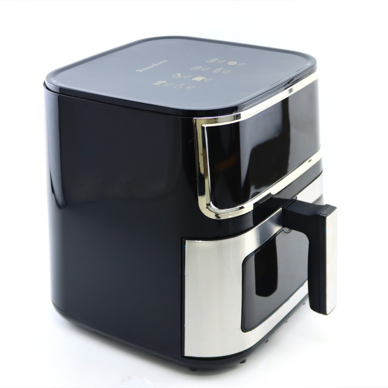 تصدير 1700W عالية الطاقة مقلاة الهواء 12L قدرة كبيرة تعمل باللمس الذكية المنزلية مقلاة كهربائية مرئية