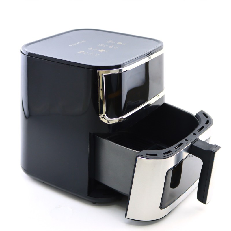 تصدير 1700W عالية الطاقة مقلاة الهواء 12L قدرة كبيرة تعمل باللمس الذكية المنزلية مقلاة كهربائية مرئية