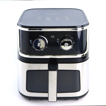 الهواء المقلاة 8L المطبخ الكهربائية عبر الحدود الجوية فراير الفولاذ المقاوم للصدأ