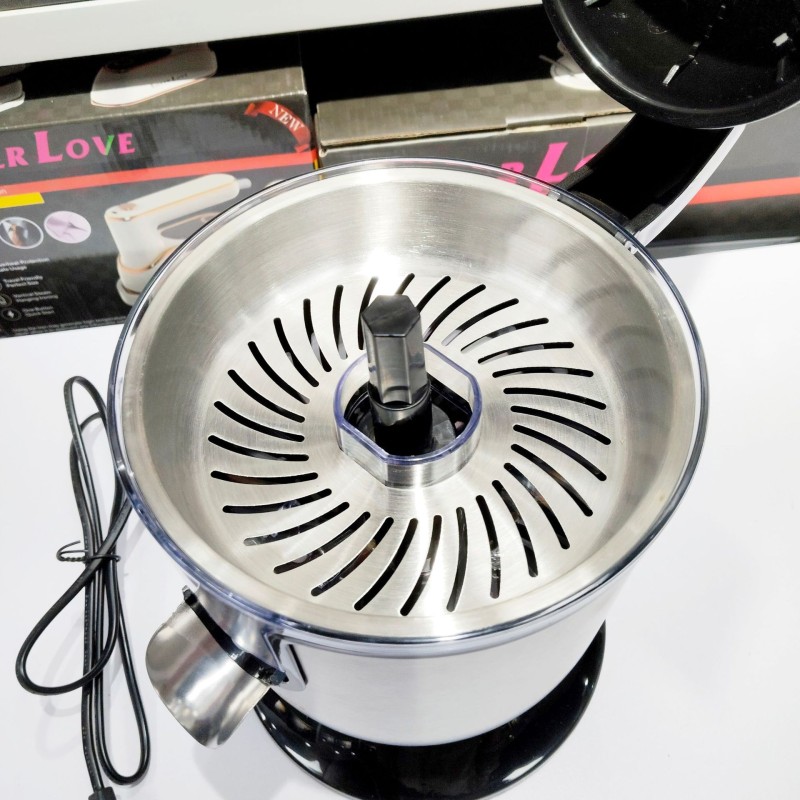 ومن ناحية الضغط عبر الحدود عصائر الفاكهة الكهربائية المنزلية الفولاذ المقاوم للصدأ آلة عصير الليمون الخام