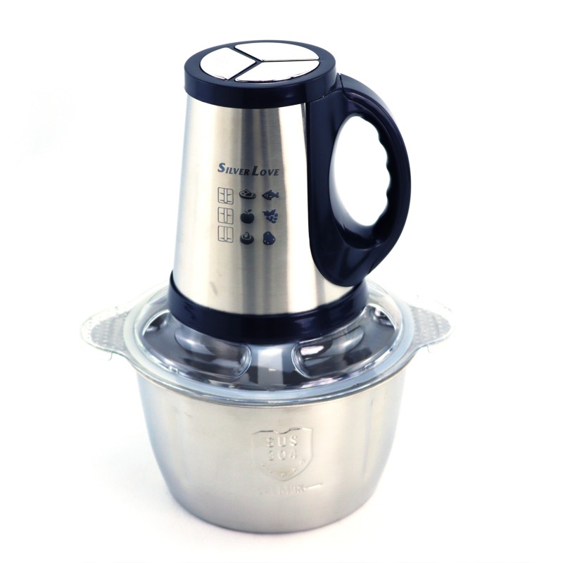 الفولاذ المقاوم للصدأ اللحوم المفرمة متعددة الوظائف آلة الغذاء فرامل الخضار اللحوم المفرمة عالية الطاقة آلة الضرب