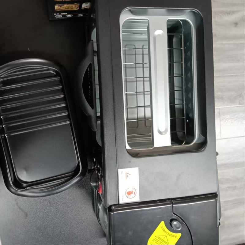 متعددة الوظائف المنزلية ثلاثة في واحد إفطار آلة القلي المحمص المحمص المحمص المحمص آلة القهوة مصغرة فرن آلة الإفطار